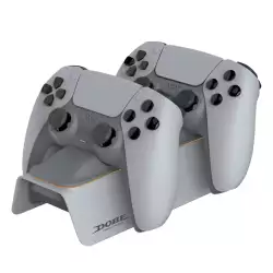 DOBE Dual Charging Dock for PS5 Controllers - Grey
