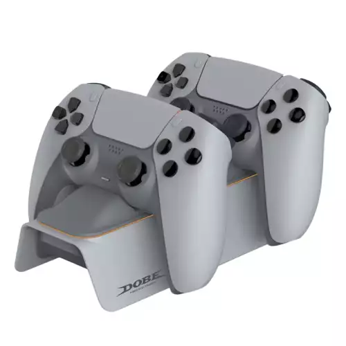 DOBE Dual Charging Dock for PS5 Controllers - Grey