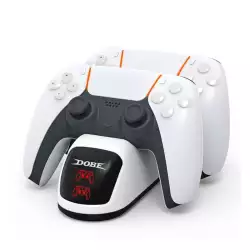 DOBE Charging Dock TP5-0515B for PS5 - White DOBE Charging Dock TP5-0515B for PS5 - White