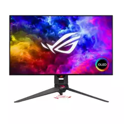 ASUS ROG Swift OLED PG27AQDM Gaming Monitor, 27 Inch QHD 240Hz OLED Display, 0.03ms Response Time, 10 bit Colors, FreeSync Premium & G-SYNC , 2xHDMI V2, 1x DP 1.4, 2x USB 3.2 Gen 1 | 90LM08Q0-B01A70