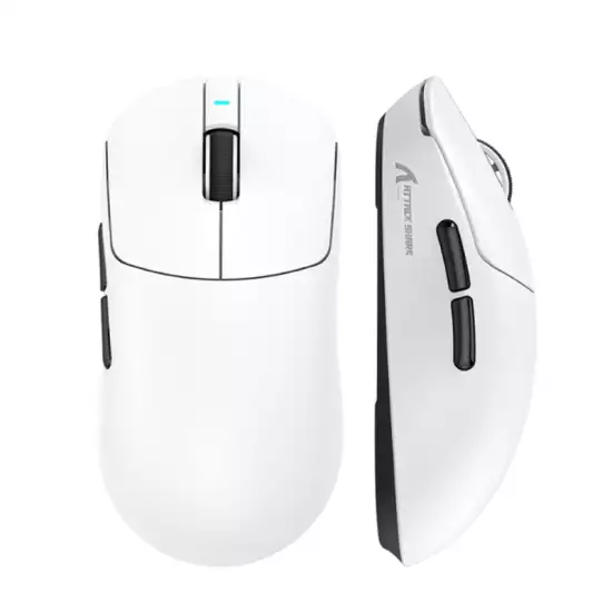 ATTACK SHARK X8 Series Tri-mode Lightweight Wireless Gaming Mouse White ATTACK SHARK X8 Series Tri-mode Lightweight Wireless Gaming Mouse White