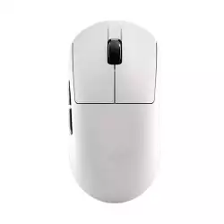ATK Dragonfly A9 PLUS Wireless, Wired & Bluetooth Gaming Mouse – Optical Sensor 26,000 DPI PAW3395 – Chip HiSilicon NearLink – 57 Grams – Battery 800mAh 240 Hours (White) - (Used)