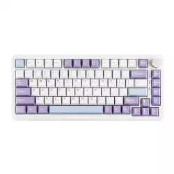 AJAZZ AK820 Max HE 75% Gasket-mounted Mechanical Keyboard With Magnetic Switch White Purple AJAZZ AK820 Max HE 75% Gasket-mounted Mechanical Keyboard With Magnetic Switch White Purple