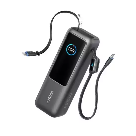 Anker Zolo Power Bank 25K 165W with Built-In USB-C & Retractable Cables Anker Zolo Power Bank 25K 165W with Built-In USB-C & Retractable Cables