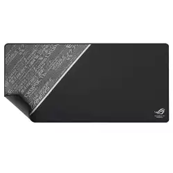 Asus Sheath Extra-Large Gaming Surface Mouse Pad, Pixel Precise Tracking, Anti-Fray Stitched Edges & Non-Slip Rubber Base, Size 91x44cm, Black | ‎90MP00K3-B0UA00