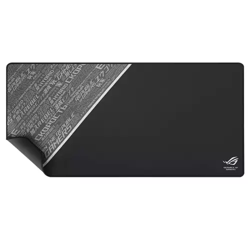 Asus Sheath Extra-Large Gaming Surface Mouse Pad, Pixel Precise Tracking, Anti-Fray Stitched Edges & Non-Slip Rubber Base, Size 91x44cm, Black | ‎90MP00K3-B0UA00