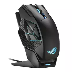 Asus ROG Spatha X Wireless Gaming Mouse, With Dual Mode Connectivity, Wired / 2.4 GHz, 12 Buttons, 19000 DPI Sensor, Exclusive Push-Fit Switch Sockets, Aura Sync RGB Lighting | 90MP0220-BMUA00 Asus ROG Spatha X Wireless Gaming Mouse, With Dual Mode Connectivity, Wired / 2.4 GHz, 12 Buttons, 19000 DPI Sensor, Exclusive Push-Fit Switch Sockets, Aura Sync RGB Lighting | 90MP0220-BMUA00