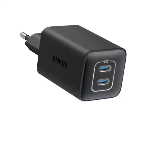 Anker 523 Charger (Nano 3, 47W) – Fast Dual-Port USB-C Charger