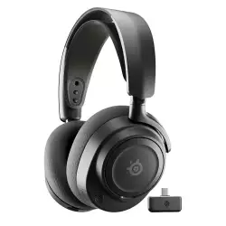 SteelSeries Arctis Nova 7 Wireless Gen 2 Gaming Headset - Real-Time App Control, 50+ HR Play, Neodymium Drivers, Mix 2.4GHz/Bluetooth, PC, PS5, PS4, Switch 1/2, Mobile - Black