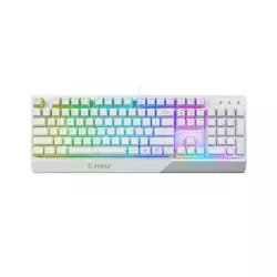 MSI Vigor GK30 Plunger Switch RGB Arabic White Wired Mechanical Feel Gaming Keyboard MSI Vigor GK30 Plunger Switch RGB Arabic White Wired Mechanical Feel Gaming Keyboard