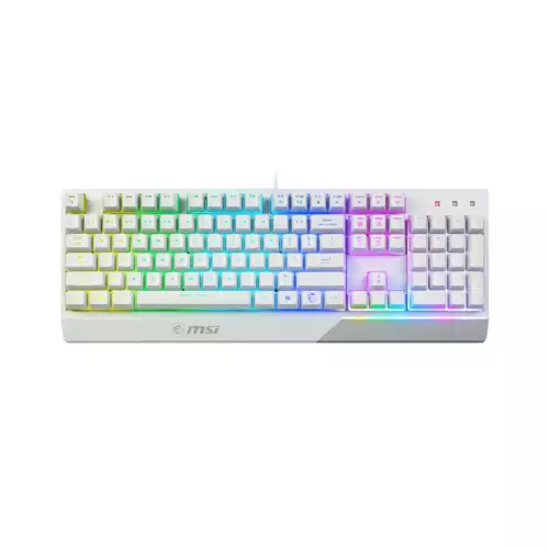 MSI Vigor GK30 Plunger Switch RGB Arabic White Wired Mechanical Feel Gaming Keyboard