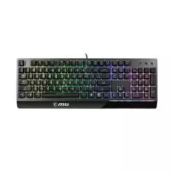 MSI Vigor GK30 Plunger Switch RGB Arabic Wired Mechanical Feel Gaming Keyboard Black