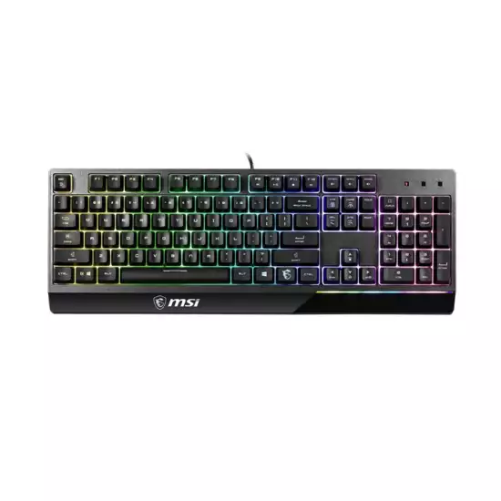 MSI Vigor GK30 Plunger Switch RGB Arabic Wired Mechanical Feel Gaming Keyboard Black MSI Vigor GK30 Plunger Switch RGB Arabic Wired Mechanical Feel Gaming Keyboard Black