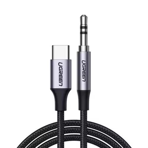 Ugreen cable USB C - mini jack 3.5mm 1m Gray (AV143) P/N 30633