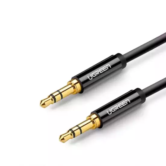 UGREEN 50361 3.5mm/M to 3.5mm/M AUX Cable 1m -Black UGREEN 50361 3.5mm/M to 3.5mm/M AUX Cable 1m -Black