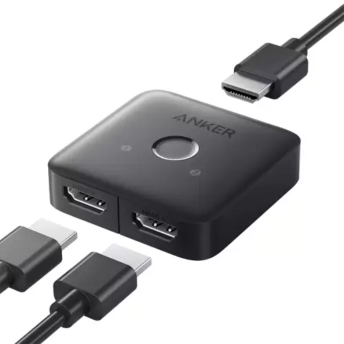 Anker HDMI Switch 2-in-1 – 4K HDMI Switch (Gray) | A83H10A1