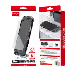 IPEGA PG-SW2024A For Nintendo Switch 2 Game Console Silicone Cover + Tempered Glass Screen Protector