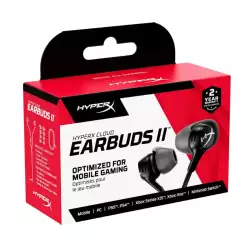 HyperX Cloud II Wired Gaming Earbuds - Black HyperX Cloud II Wired Gaming Earbuds - Black