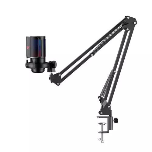 Havit GK50 RGB Pro Live Recording Microphone - Black