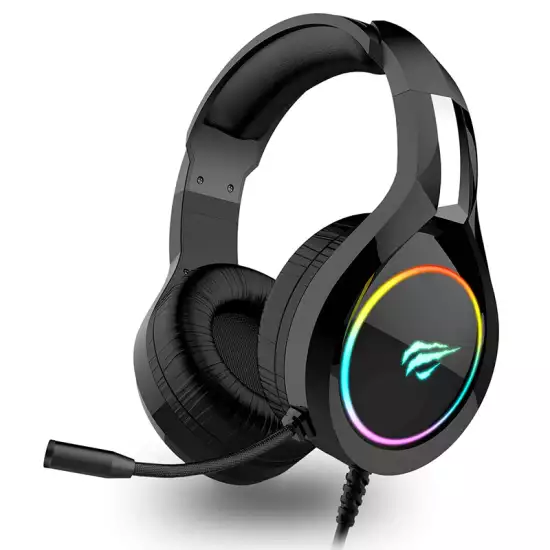 HAVIT H2232D RGB Gaming Headphones - Black