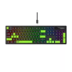 Havit Gamenote KB893L RGB Mechanical Gaming Keyboard Black / Green Havit Gamenote KB893L RGB Mechanical Gaming Keyboard Black / Green