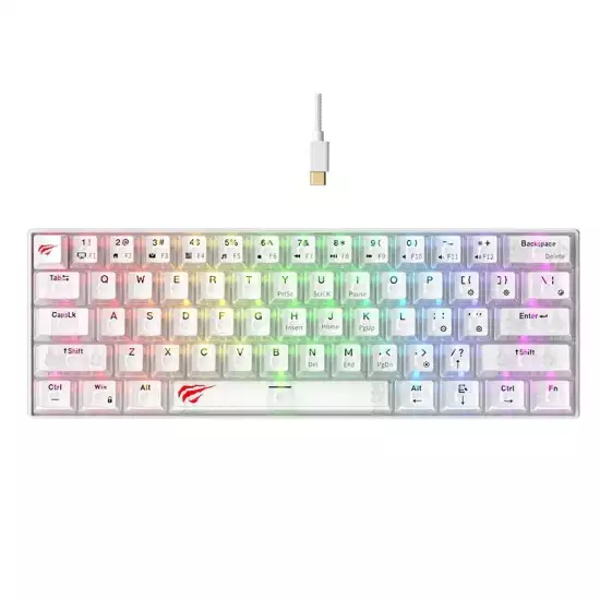 Havit KB903L RGB Mechanical Keyboard - White