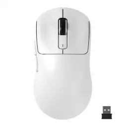 Attack Shark X3MAX PAW3950 Wireless Gaming Mouse with C06 Coiled Cable – White