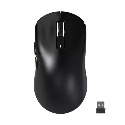 Attack Shark X3MAX PAW3950 Wireless Gaming Mouse with C06 Coiled Cable – Black