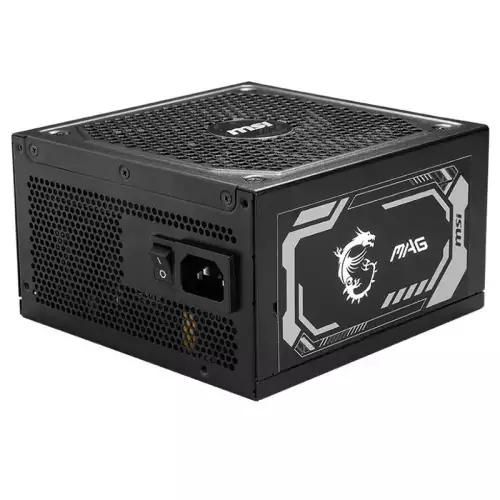 MSI MAG A1000GL PCIE5 Power Supply, 1000W Power, ATX 3.1 Ready, Native Dual-Color PCIe CEM 5.1 Connector, Supports NVIDIA GeForce RTX 40 Series, LLC Half Bridge Topology, Black | MAG A1000GL PCIE5