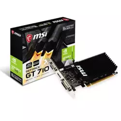 MSI GeForce GT 710 2GD3H LP Graphics Card '2GB DDR3, 954MHz, Low Profile, Low Consumption, VGA, DVI-D, HDMI, HTPC, Silent Passive Fanless Cooling System MSI GeForce GT 710 2GD3H LP Graphics Card '2GB DDR3, 954MHz, Low Profile, Low Consumption, VGA, DVI-D, HDMI, HTPC, Silent Passive Fanless Cooling System