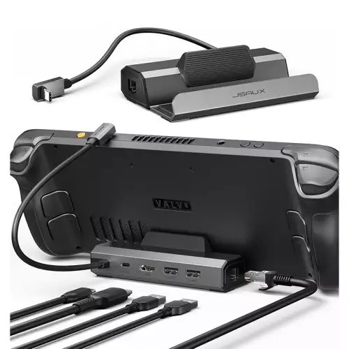 JSAUX 5-in-1 Docking Station for Steam Deck OLED / ROG Ally / Legion Go – HB0602