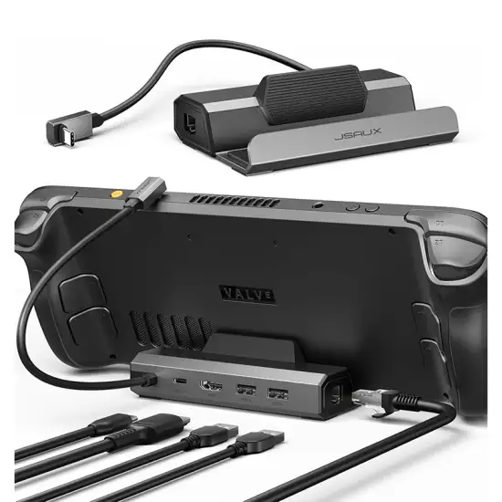 JSAUX 5-in-1 Docking Station for Steam Deck OLED / ROG Ally / Legion Go – HB0602