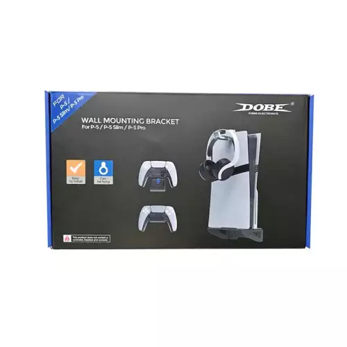 DOBE Wall Mounting Bracket For PS5 / PS5 Slim / PS5 Pro - TP5-3502
