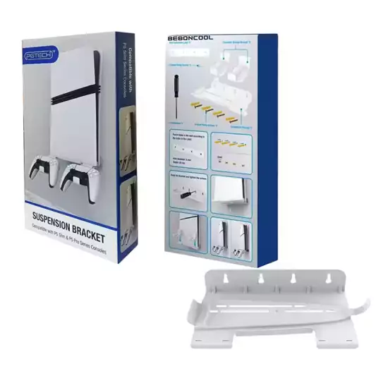 Pgtech GP-539 Wall Mount Stand Bracket For PS5 Slim / Pro