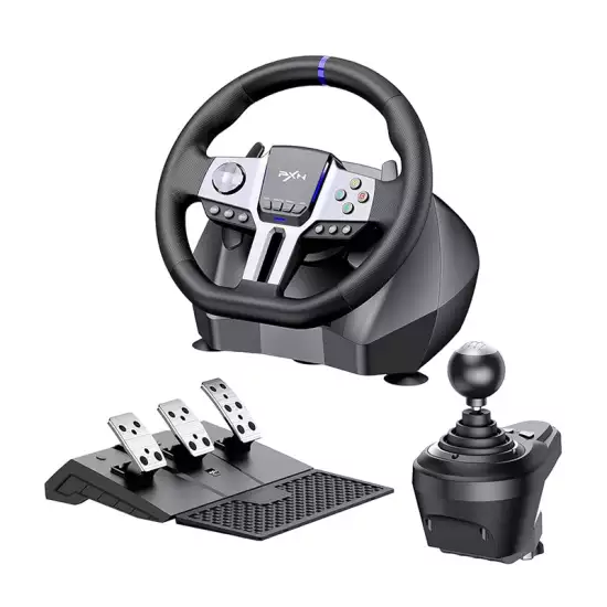 PXN V9 Gen2 Gaming Racing Wheel - Black PXN V9 Gen2 Gaming Racing Wheel - Black