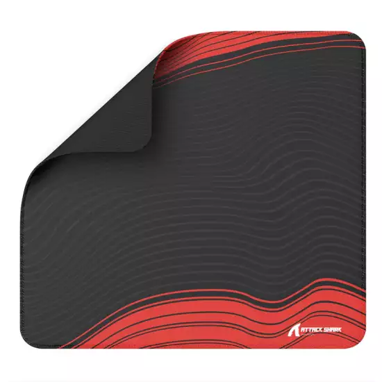 ATTACK SHARK CM02 eSport Gaming Mousepad - Black/Red Contour (Used)
