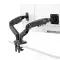 NB North Bayou F160 Dual Monitor Stand for 17-27 inch Arm Height Adjustable Gas Spring Full Motion Mount Support VESA 75/100mm (2-9kg) for Each Screen