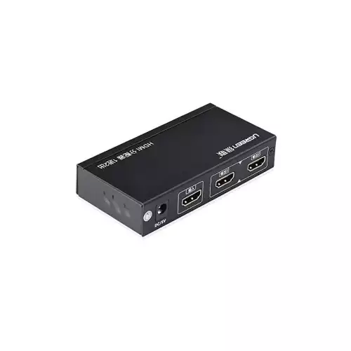 UGREEN 1x2 HDMI Splitter 1 In 2 Out HDMI Amplifier Splitter 4K@30Hz Full HD 1080P 3D TV Monitor Projector Dual Display 40201EU