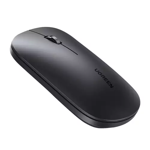 UGREEN MU001 Dual Mode 4000 DPI Ultra-Slim Portable Wireless Silent Mouse - Black| 25163