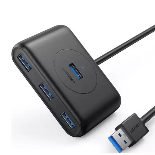 UGreen 4-in-1 USB 3.0 Data Hub 1M Black | 20291