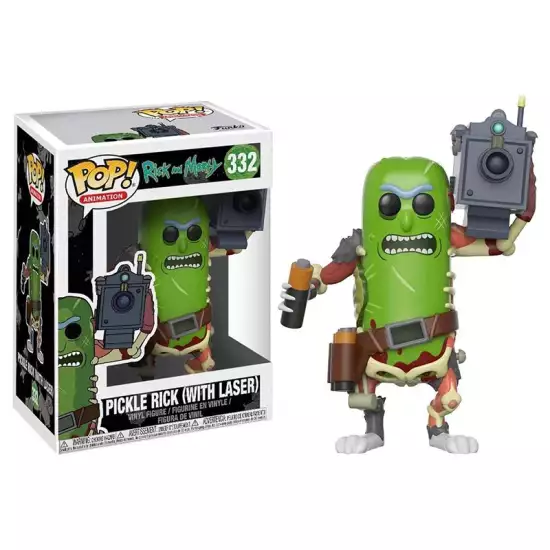 Funko Pop! Animation: Rick & Morty - Pickle Rick with Laser (332)