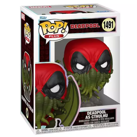 Funko Pop! Plus :Marvel Deadpool as Cthulhu Bobblehead (1491) Funko Pop! Plus :Marvel Deadpool as Cthulhu Bobblehead (1491)