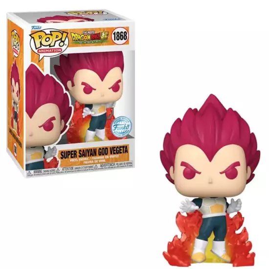Funko Pop! Animation: Dragon Ball Super - Super Saiyan God Vegeta Special Edition (1868) Funko Pop! Animation: Dragon Ball Super - Super Saiyan God Vegeta Special Edition (1868)