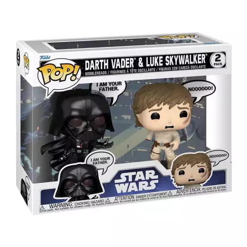 Funko Pop Star Wars: Star Wars Darth Vader & Luke Skywalker - 2-Pack 