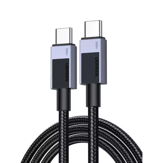UGREEN L512 USB C to USB C PD Fast Charger Cable 100W - 1M Space Gray (45063) UGREEN L512 USB C to USB C PD Fast Charger Cable 100W - 1M Space Gray (45063)
