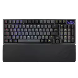ASUS ROG Azoth 96 HE Gaming Keyboard, ROG HFX V2 Magnetic Switch, Tri-Mode Connectivity, ROG Hall Effect Technology, Up to 3.5mm Actuation Point, English-Arabic Layout, Black | 90MP040H-BKCA00 ASUS ROG Azoth 96 HE Gaming Keyboard, ROG HFX V2 Magnetic Switch, Tri-Mode Connectivity, ROG Hall Effect Technology, Up to 3.5mm Actuation Point, English-Arabic Layout, Black | 90MP040H-BKCA00