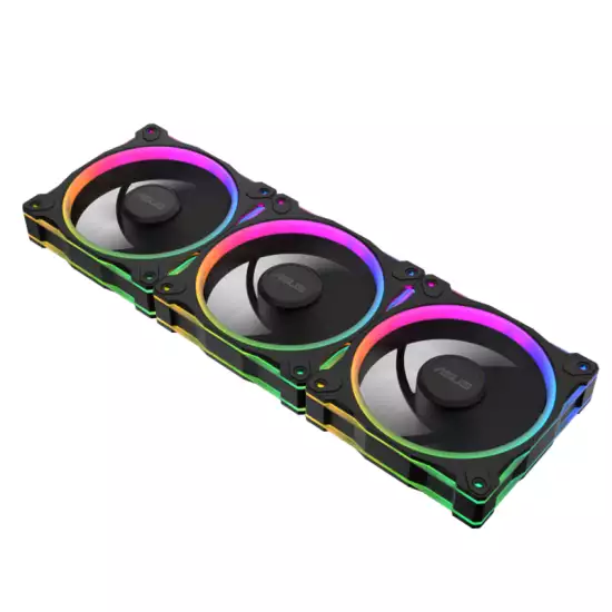 ASUS Prime MR120 ARGB Reverse Fan Triple Pack - Black