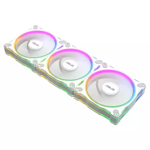 ASUS Prime MR120 ARGB Reverse Fan Triple Pack - White