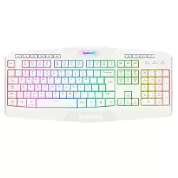 Redragon Harpe Pro K503W RGB Backlit Gaming Keyboard - White Redragon Harpe Pro K503W RGB Backlit Gaming Keyboard - White