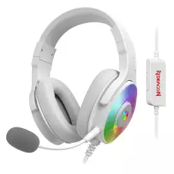 Redragon H350W Pandora RGB Wired Gaming Headset - White Redragon H350W Pandora RGB Wired Gaming Headset - White